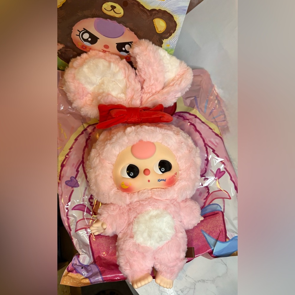Baby Three CONFIRMED Pink Bunny 400%